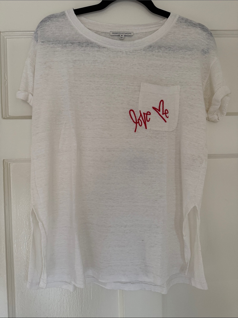 REBECCA MINKOFF // curtis kulig “love me” shirt